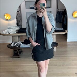 Gingham button up shirt